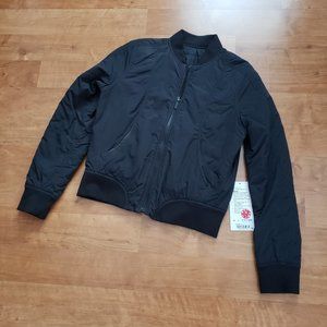 Lululemon black reversible bomber jacket 6